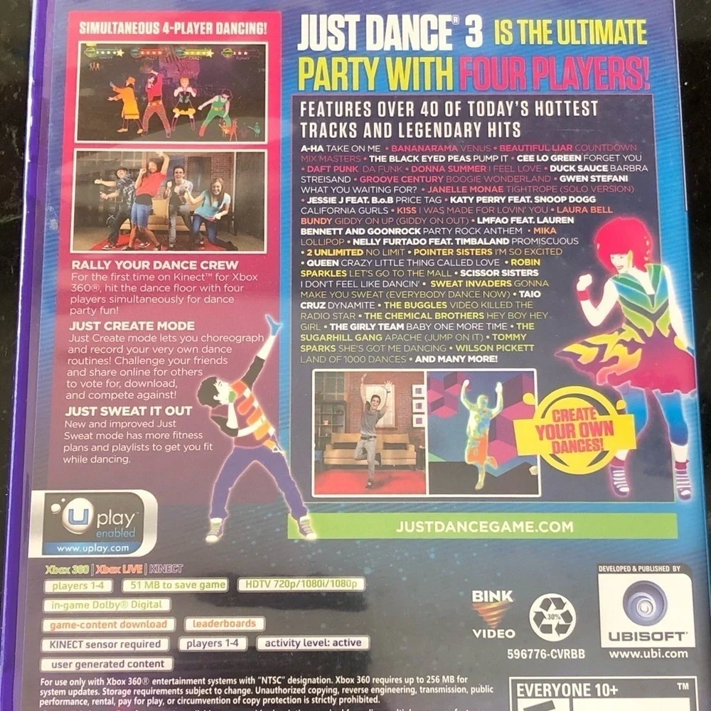 XBOX 360 Just Dance 3 Game